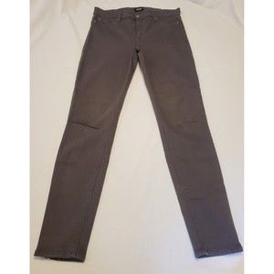 Hudson Sz 31/14 Midrise Nico Super Skinny Pants Women Gray Stretch Pants